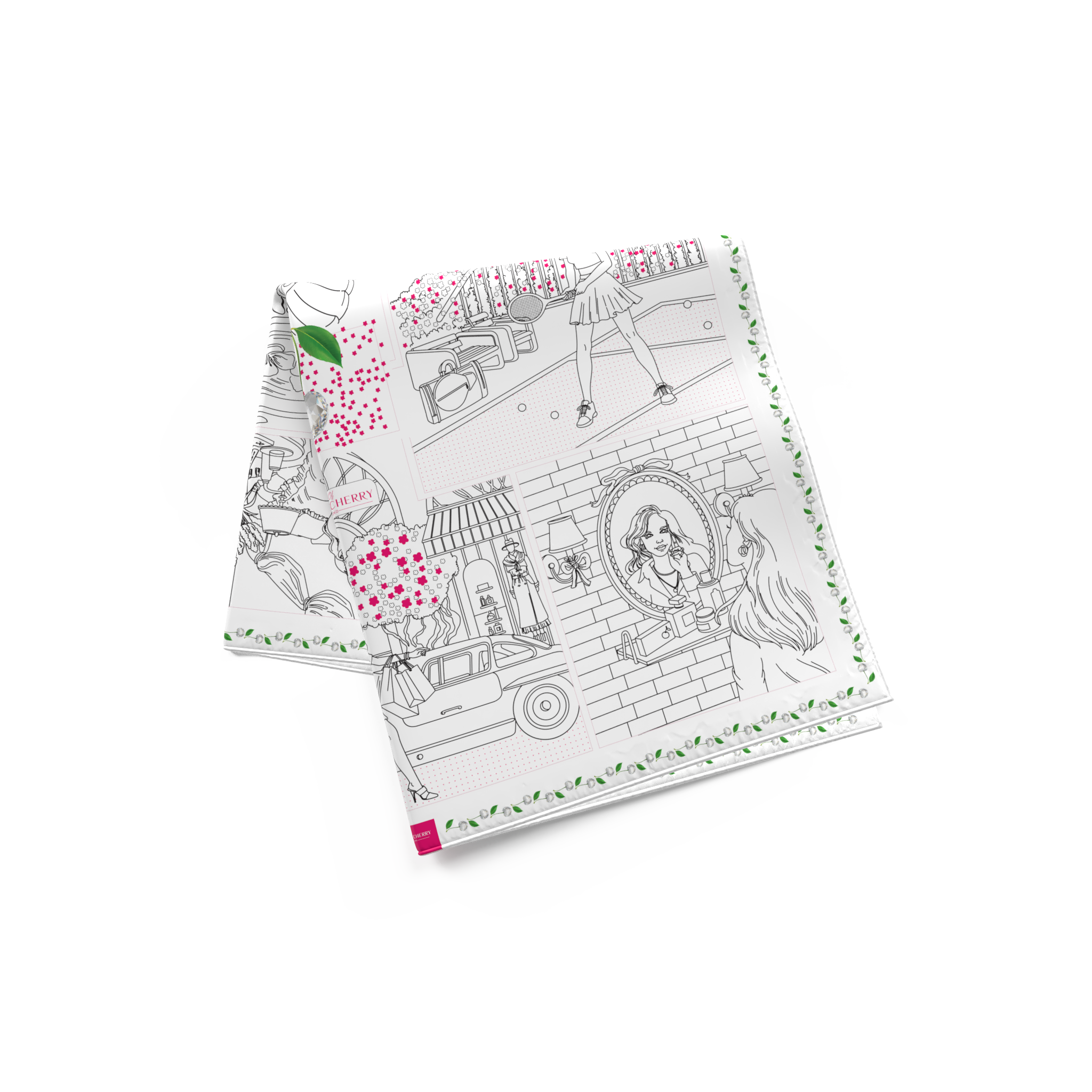 FINE WOOL SQUARE SCARF