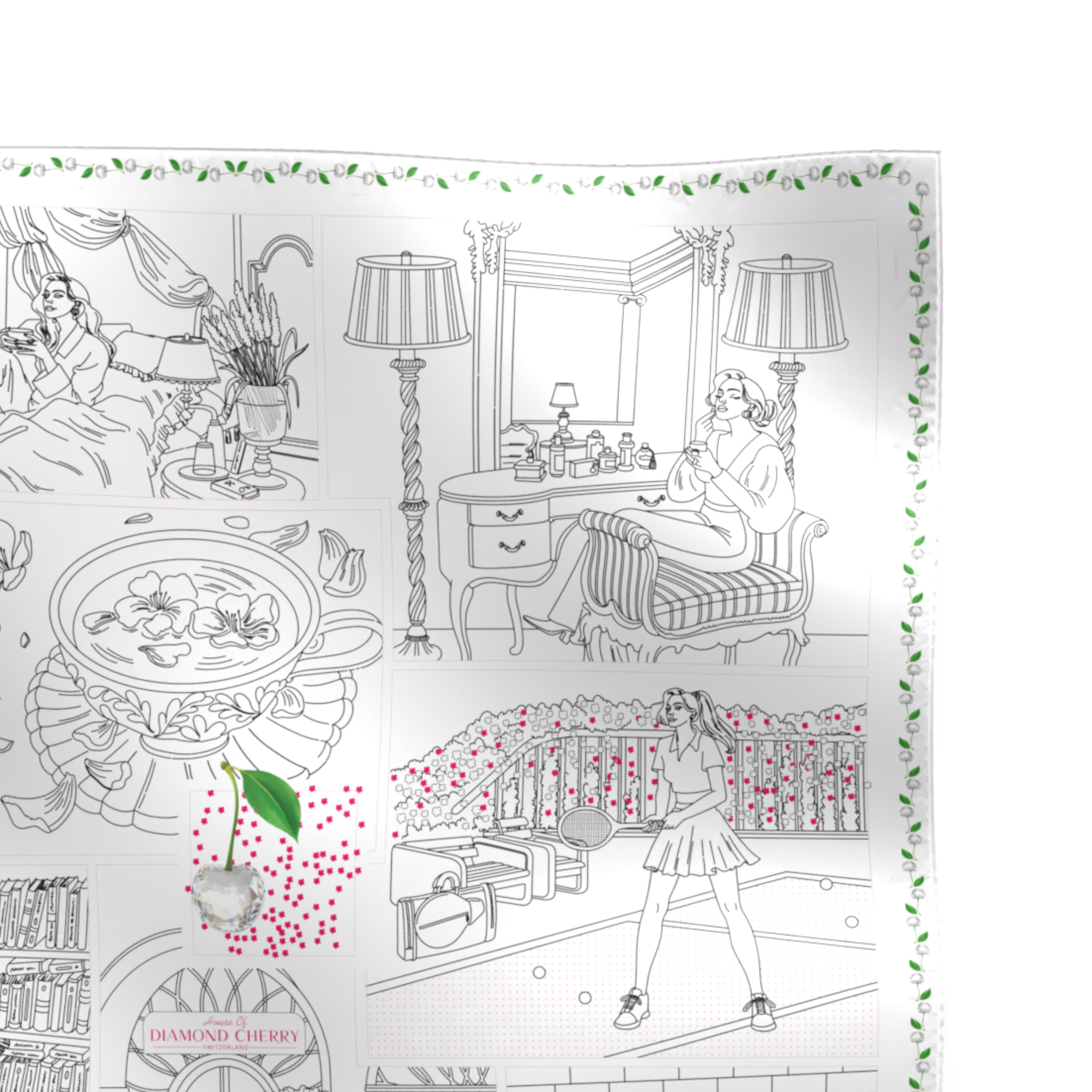 FINE WOOL SQUARE SCARF