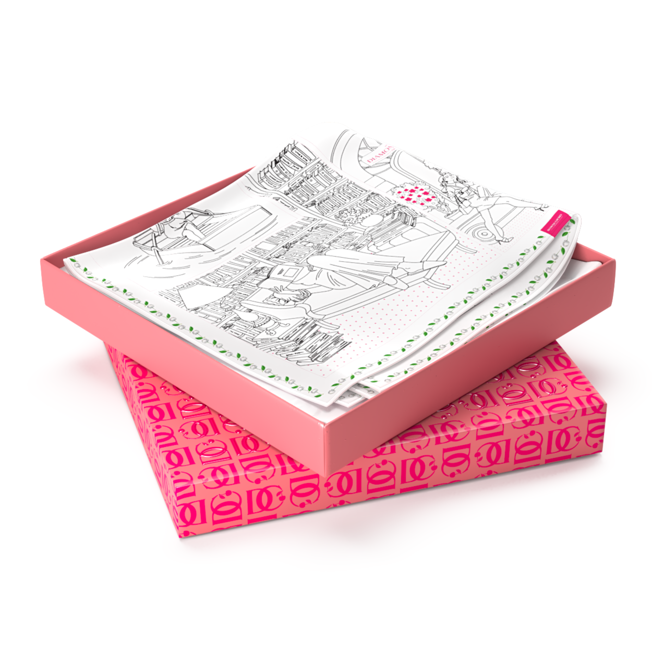 FINE WOOL SQUARE SCARF