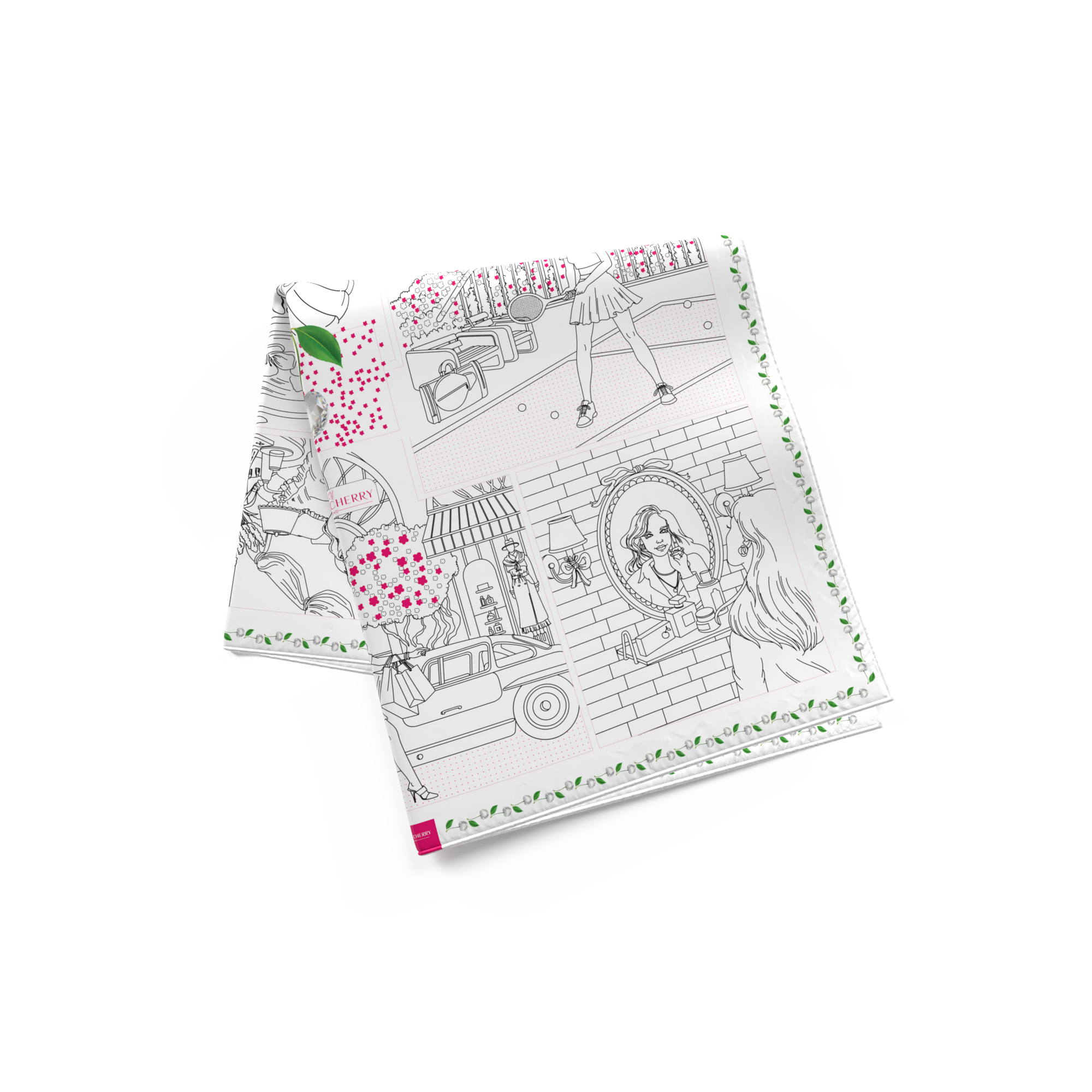 FINE WOOL SQUARE SCARF